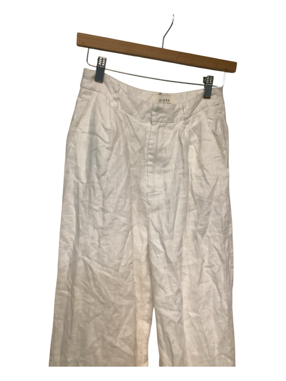 DISSH Norah White Linen Pant - Picture 4 of 6